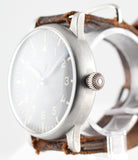 A. Lange & Söhne B-uhr World War II Pilot's Navigator's rare watch  steel manual-winding vintage pre-owned watch with black dial and original brown strap