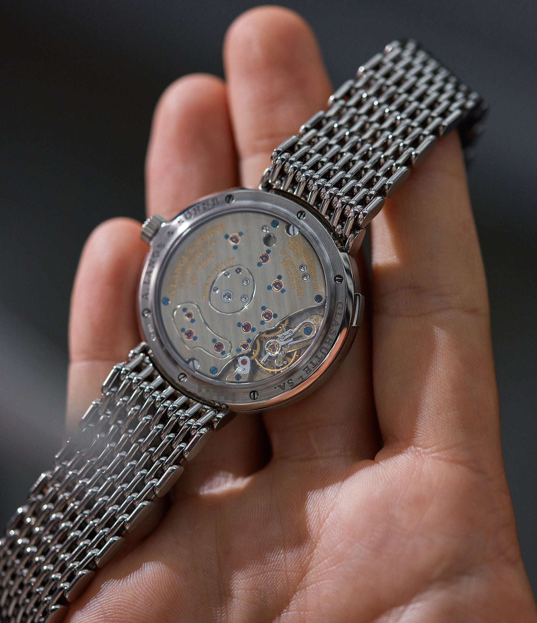 Lange 1 | Blue Dial | White Gold