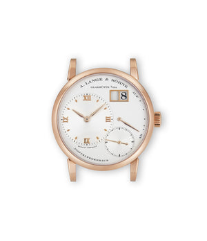 Front dial | buy A. Lange & Söhne Lange 1 111.032 Rose Gold preowned watch at A Collected Man London