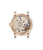 caseback A. Lange & Söhne Lange 1 111.032 Rose Gold preowned watch at A Collected Man London