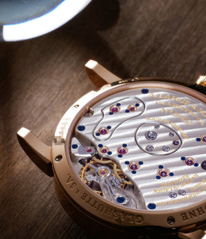 caseback A. Lange & Söhne Lange 1 111.032 Rose Gold preowned watch at A Collected Man London
