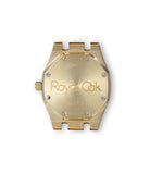 Caseback | Audemars Piguet 25594BA |  Royal Oak | Yellow Gold | Day Date | A Collected Man | Available Worldwide