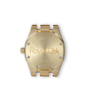 Caseback | Audemars Piguet 25594BA |  Royal Oak | Yellow Gold | Day Date | A Collected Man | Available Worldwide
