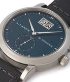 A. Lange & Söhne Saxonia | Blue Dial | White Gold |Buy at a Collected Man | Available Worldwide