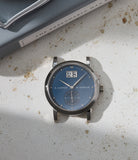 A. Lange & Söhne Saxonia | Blue Dial | White Gold |Buy at a Collected Man | Available Worldwide