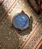 A. Lange & Söhne Saxonia | Blue Dial | White Gold | Buy at a Collected Man | Available Worldwide