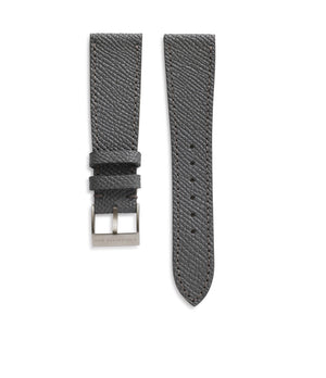 Buy grained leather quality watch strap in concrete grey grey from A Collected Man London, in short or regular lengths. We are proud to offer these hand-crafted watch straps, thoughtfully made in Europe, to suit your watch. Available to order online for worldwide delivery.
