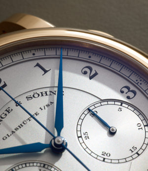A. Lange & Söhne 1815 | Dial | On-Wrist Chronograph | Rose Gold | Buy Watch At A Collected | Available Worldwide