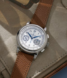 A. Lange & Sohne 1815 Chronograph “First Gen” | White Gold | Available worldwide at A Collected Man