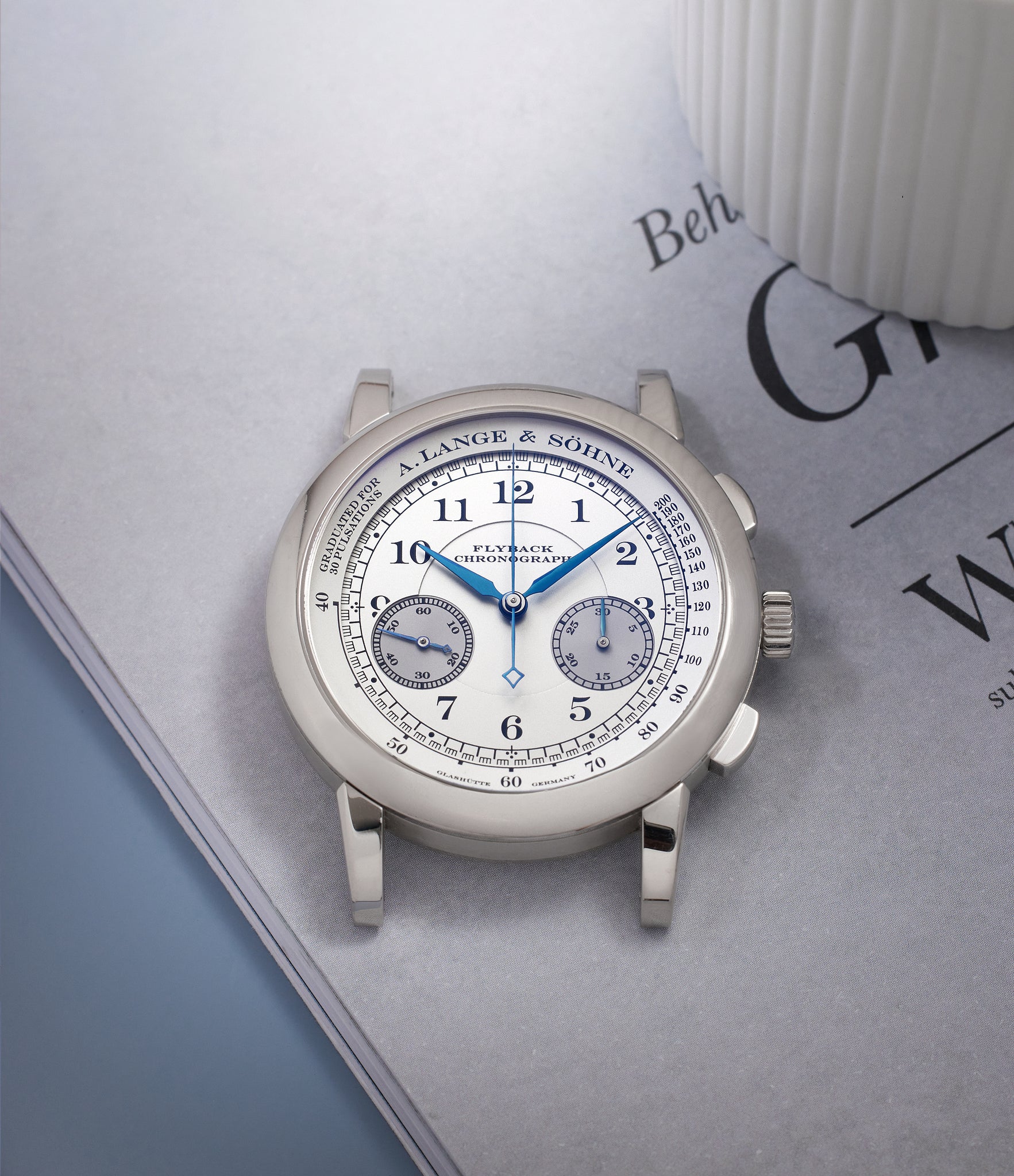 A. Lange & Sohne 1815 Chronograph “First Gen” | White Gold | Available worldwide at A Collected Man