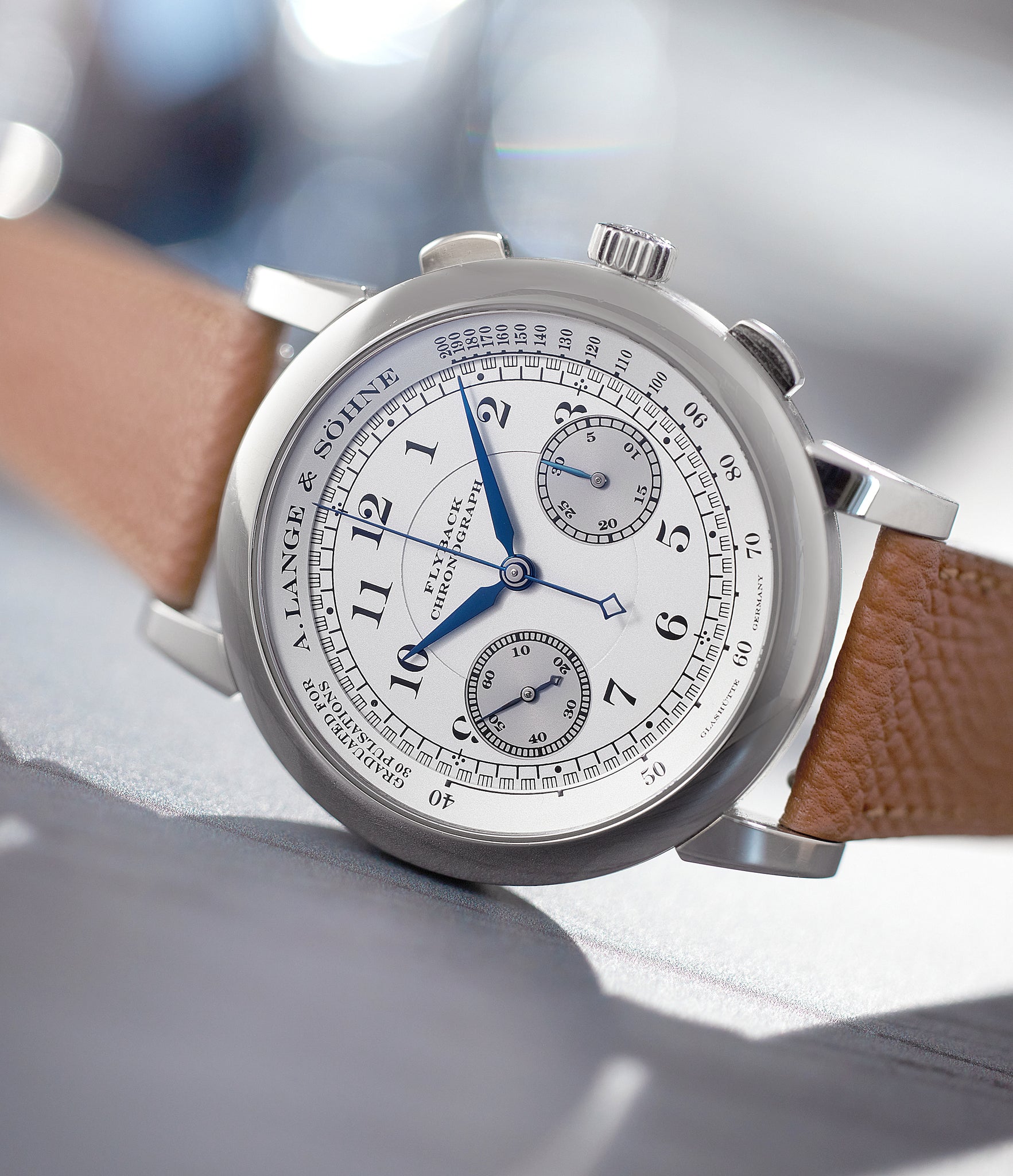 A. Lange & Sohne 1815 Chronograph “First Gen” | White Gold | Available worldwide at A Collected Man