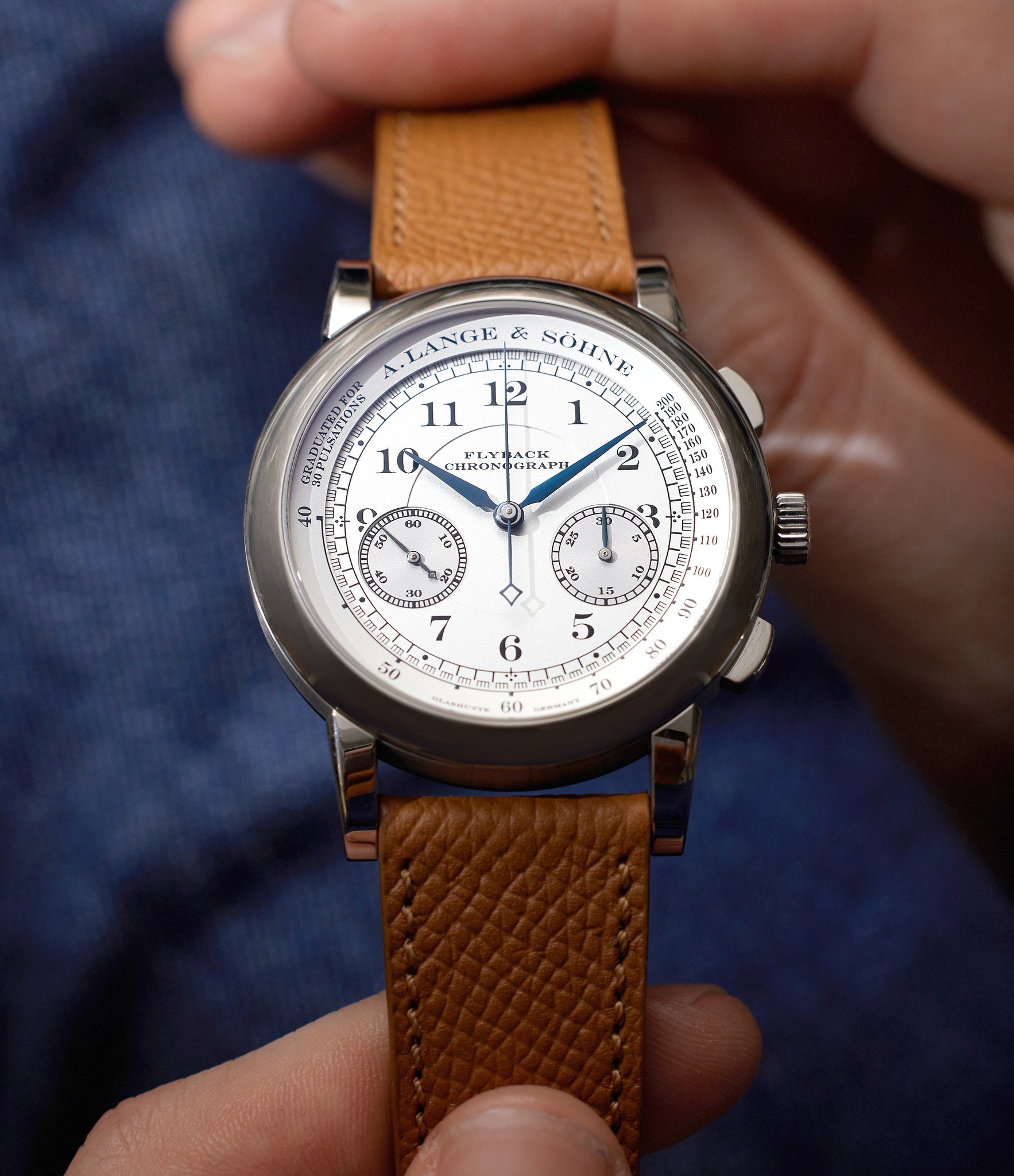 A. Lange & Sohne 1815 Chronograph “First Gen” | White Gold | Available worldwide at A Collected Man