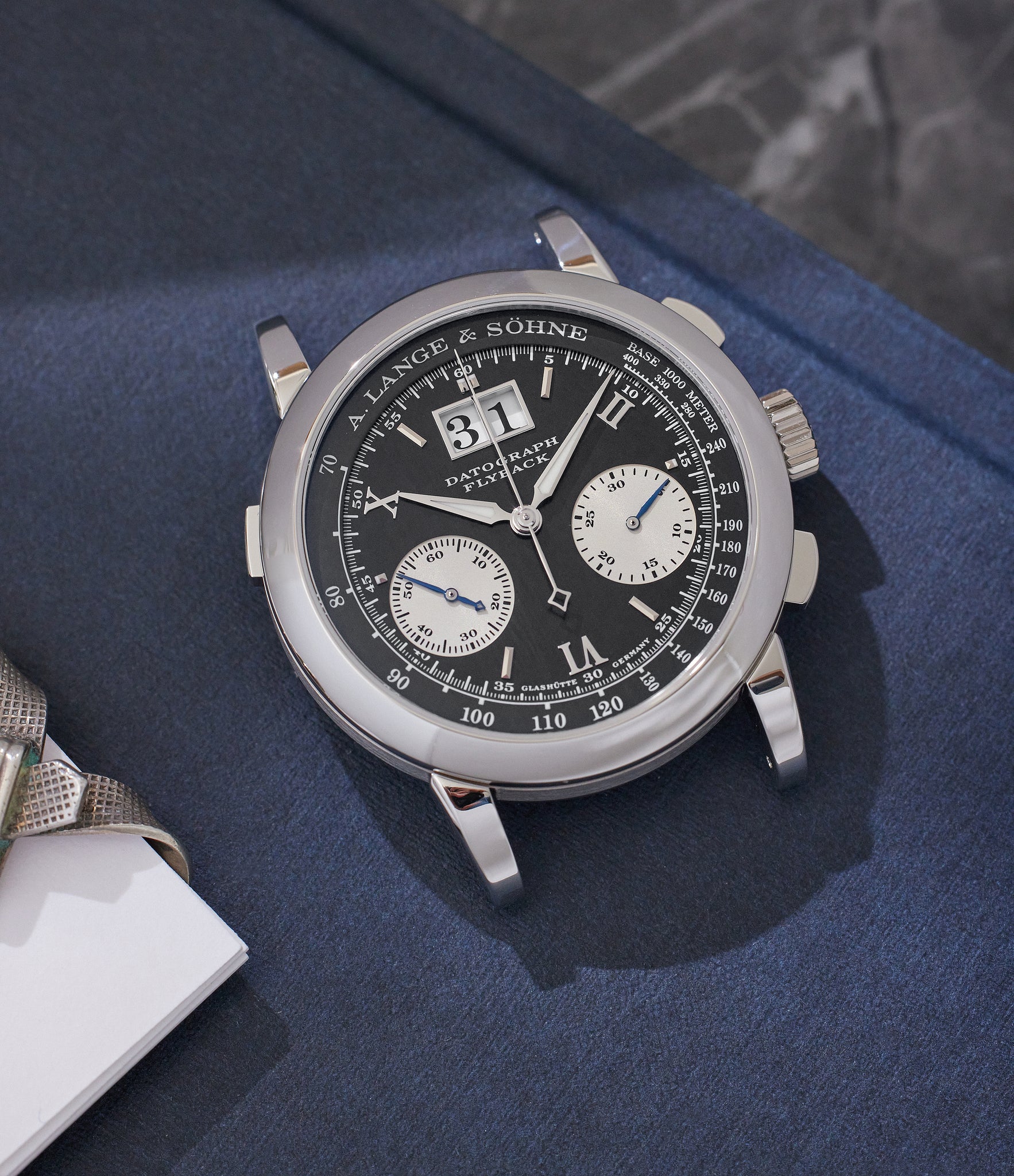 A Lange Sohne Datograph 403 035 Platinum | A Collected Man London  | Available worldwide 