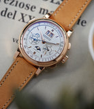 410.032 Perpetual Calendar A. Lange & Sohne Datograph pink gold dress watch for sale online at A Collected Man London seller rare watches