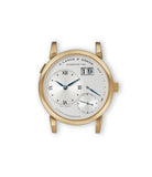 Front Dial Case A. Lange & Söhne | 110.157 | LANGE 1 | YELLOW GOLD | Available worldwide at A Collected Man