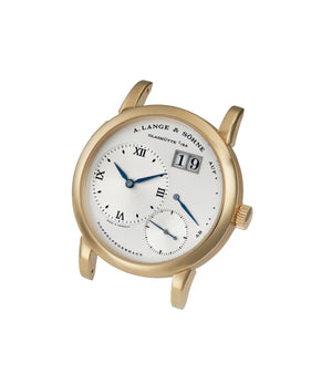 Front Dial | A. Lange & Söhne | 110.157 | LANGE 1 | YELLOW GOLD | Available worldwide at A Collected Man