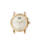 Front dial case | A. Lange & Söhne | Saxonia | 105.021 | Yellow Gold | Available worldwide at A Collected Man