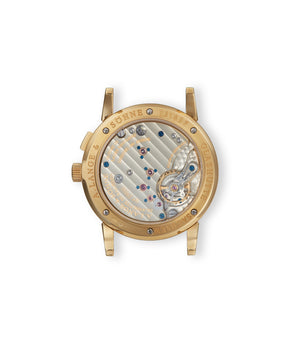 Display back caseback | A. Lange & Söhne | Saxonia | 105.021 | Yellow Gold | Available worldwide at A Collected Man