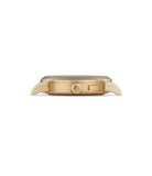 Crown side | A. Lange & Söhne | Saxonia | 105.021 | Yellow Gold | Available worldwide at A Collected Man