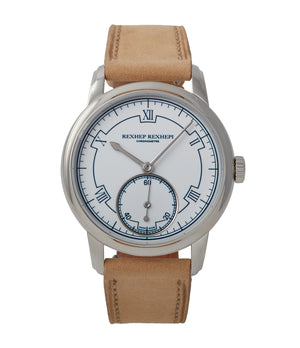 Rexhep Rexhepi Chronom tre Contemporain White dial platinum