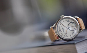 rare AkriviA Rexhep Rexhepi Chronometre Contemporain platinum white Grand Feu enamel sector dial time-only dress watch A Collected Man London