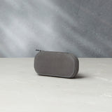Amsterdam, one-watch One-watch slim pouch in charcoal grey nubuck leather | Available World Wide | A Collected Man