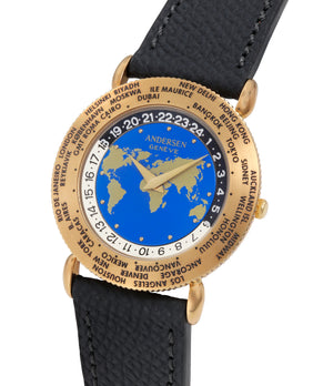 Andersen Geneve Communication 24 | Yellow Gold | Buy at rare watches A Collected Man London