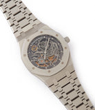 sell Audemars Piguet Royal Oak skeletonised 15305ST steel watch for sale online at A Collected Man London UK specialist of rare watches