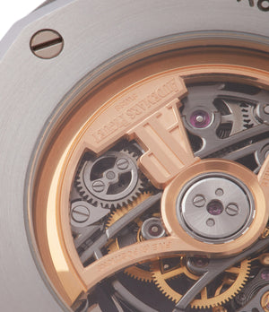 preowned 15305ST.OO.1220ST.01 Audemars Piguet Royal Oak skeletonised watch for sale online at A Collected Man London UK specialist of rare watches