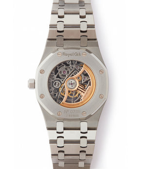 15305ST.OO.1220ST.01 Audemars Piguet Royal Oak skeletonised watch for sale online at A Collected Man London UK specialist of rare watches