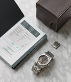 full set pre-owned Audemars Piguet Royal Oak skeletonised 15305ST steel watch for sale online at A Collected Man London UK specialist of rare watches
