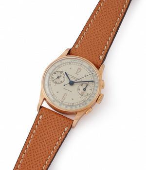 selling vintage Audemars Piguet Chronograph 1939 pink gold watch as featured on Hoodinkee's Bring a Loupe for sale online at A Collected Man London UK specialist of rare watches
