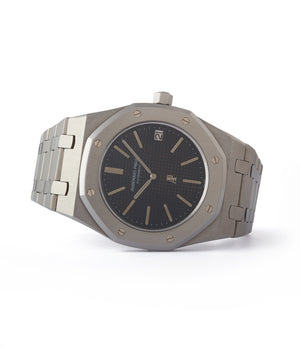 side-shot rare Audemars Piguet Royal Oak A-series 5402 steel sport watch for sale online at A Collected Man London UK specialist of rare watches