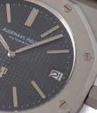 Gerald Genta-designed vintage Audemars Piguet Royal Oak A-series 5402 steel sport watch for sale online at A Collected Man London UK specialist of rare watches