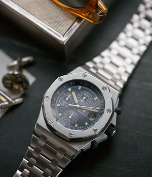 rare Audemars Piguet Royal Oak Offshore 'The Beast' 25721 steel vintage chronograph watch for sale online A Collected Man London UK specialist of rare watches
