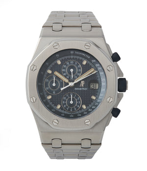 buy Audemars Piguet Royal Oak Offshore 'The Beast' 25721 steel vintage chronograph watch for sale online A Collected Man London UK specialist of rare watches