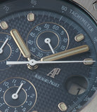 blue dial Audemars Piguet Royal Oak Offshore 'The Beast' 25721 steel vintage chronograph watch for sale online A Collected Man London UK specialist of rare watches