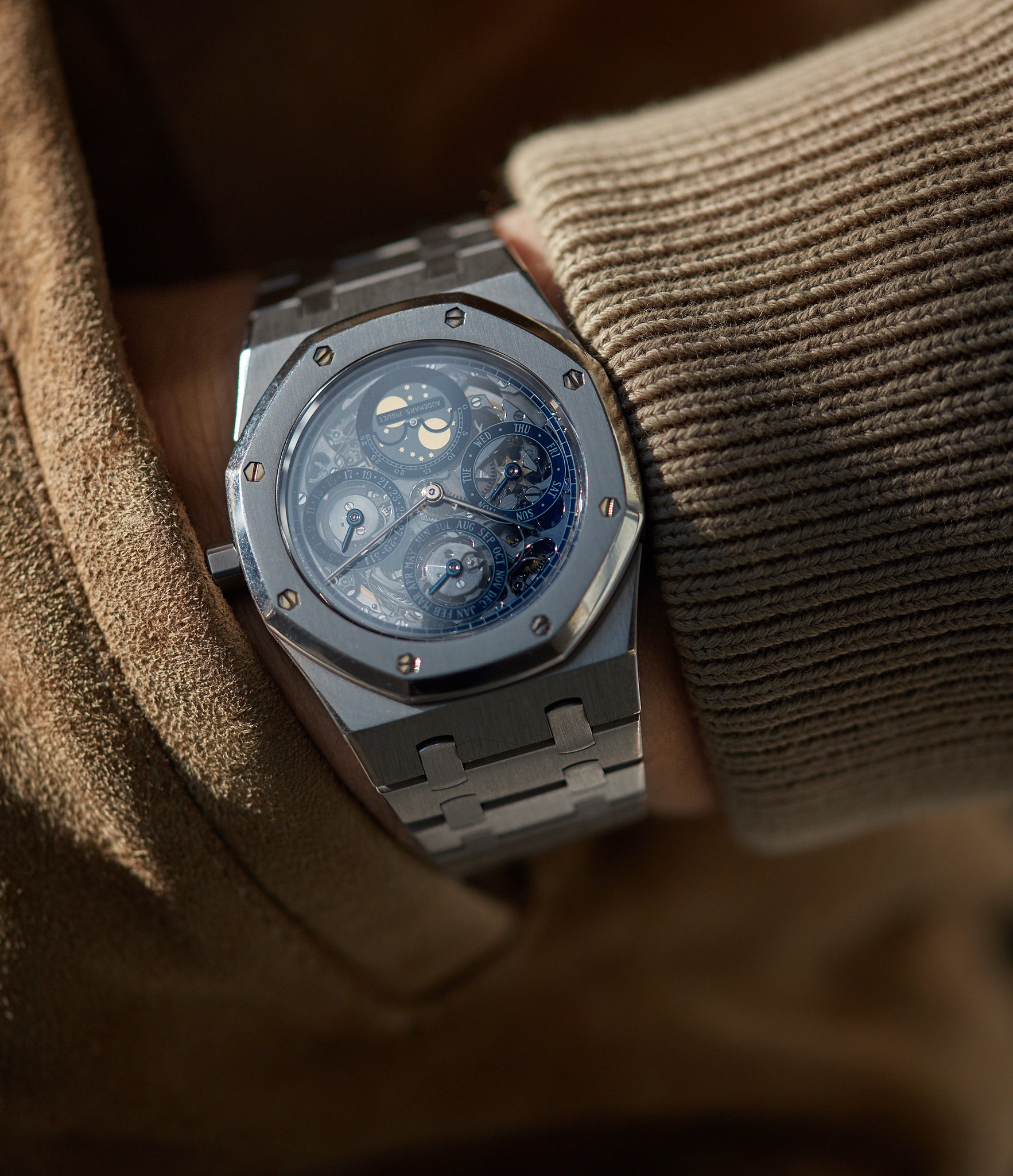 Royal Oak 25636PT | perpetual calendar | openwork dial | platinum