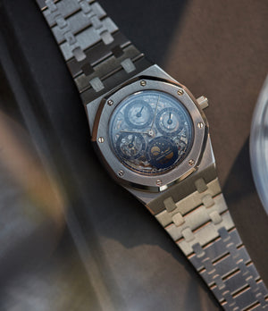 Royal Oak 25636PT | perpetual calendar | openwork dial | platinum