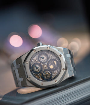 Royal Oak 25636PT | perpetual calendar | openwork dial | platinum