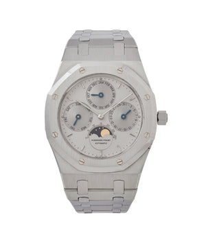buy Audemars Piguet Royal Oak Perpetual Calendar 25654ST steel vintage watch for sale online at A Collected Man London UK specialist of rare watches