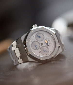 pre-owned Audemars Piguet Royal Oak Perpetual Calendar 25654ST steel vintage watch for sale online at A Collected Man London UK specialist of rare watches
