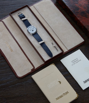 full set pre-owned Audemars Piguet Quantieme Perpetual Calendar platinum PT2567 rare vintage dress watch for sale online A Collected Man London UK specialist rare watches