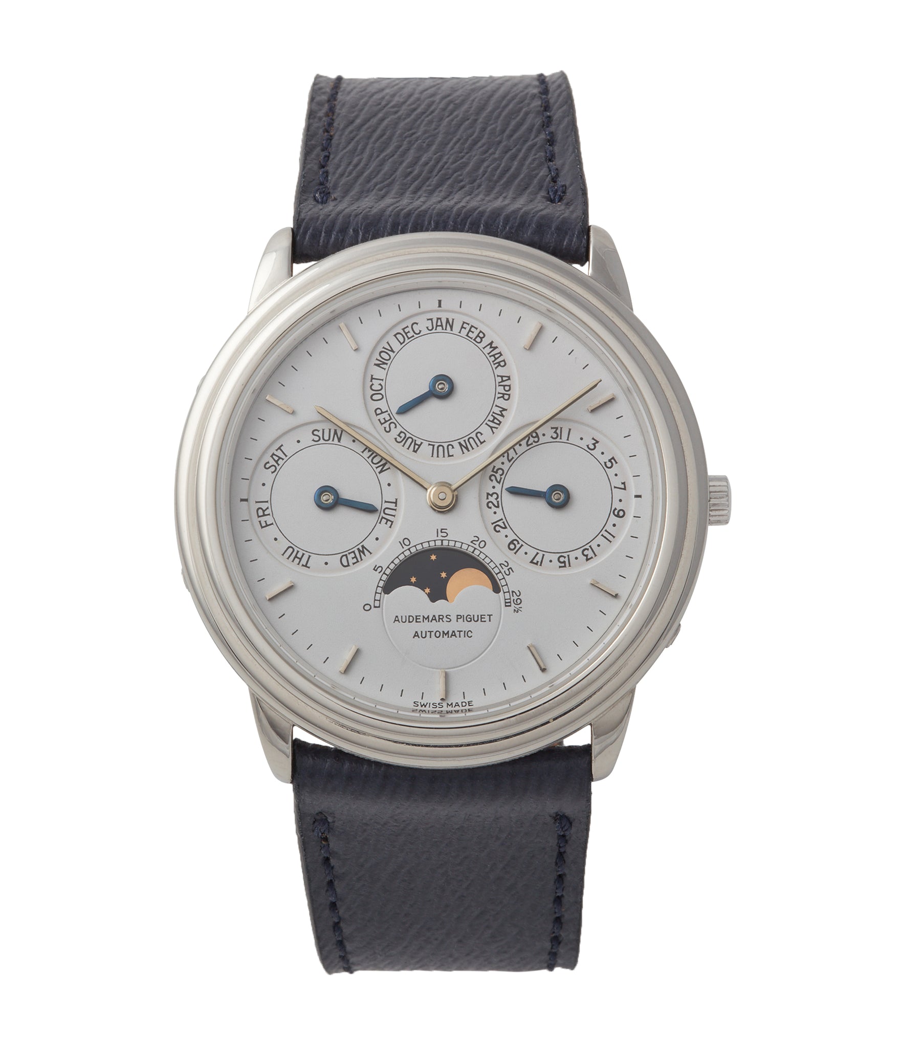 buy Audemars Piguet Quantieme Perpetual Calendar platinum PT2567 rare vintage dress watch for sale online A Collected Man London UK specialist rare watches