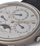 Perpetual Calendar white dial Audemars Piguet PT2567 Quantieme Perpetual Calendar rare vintage dress watch for sale online A Collected Man London UK specialist rare watches