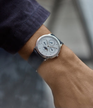  PT2567 Audemars Piguet Quantieme Perpetual Calendar platinum rare vintage dress watch for sale online A Collected Man London UK specialist rare watches
