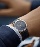 blue dial Audemars Piguet moon-phase Quantieme Perpetual Calendar 2120/2 vintage dress watch for sale online at A Collected Man London UK specialist of rare watches