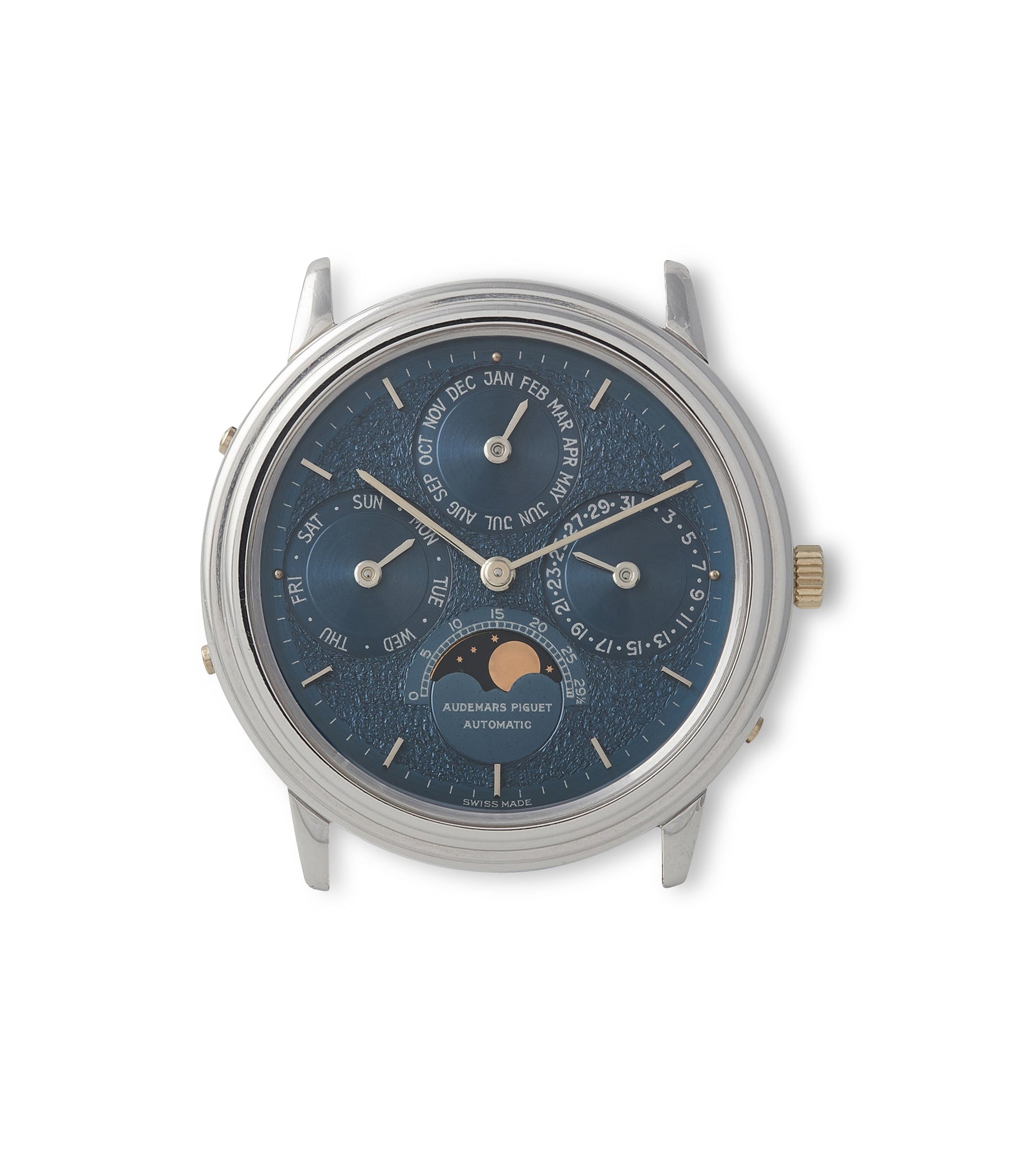 Quantième Perpetual Calendar | Blue 'Tuscan' dial | White Gold