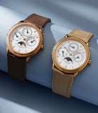 Pair of Watches | Front Dial case | Audemars Piguet | Quantième Perpétuel | 25657 | Rose Gold | Available worldwide at A Collected Man