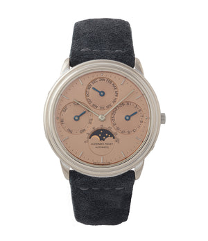 Perpetual Calendar | Salmon Dial | Grey Gold